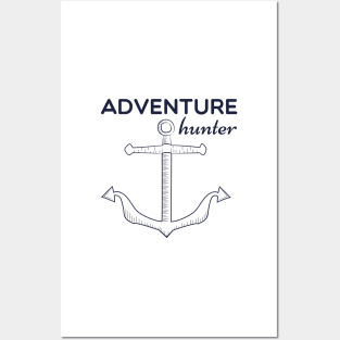 Adventure Hunter Anchor Sketch Posters and Art